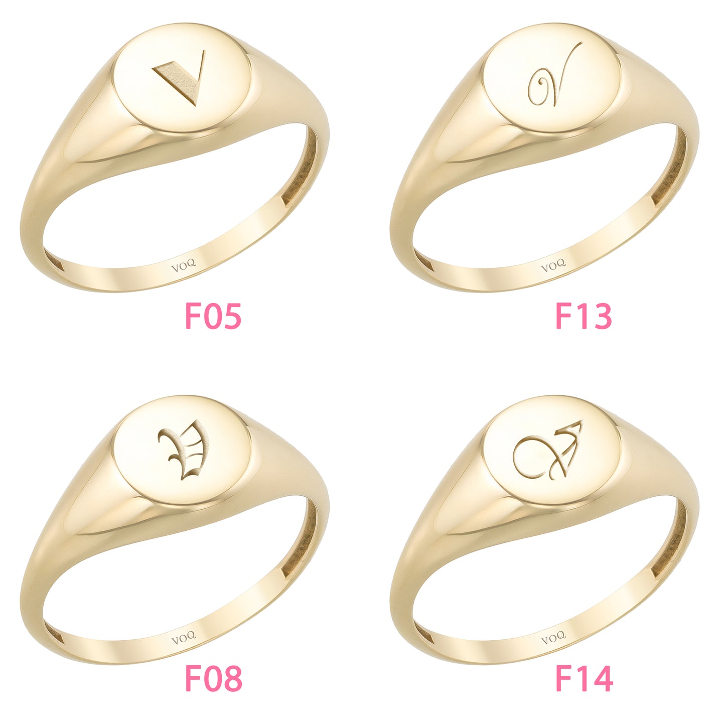 Circle 8mm Signet Engraved Flat Top Disc Band