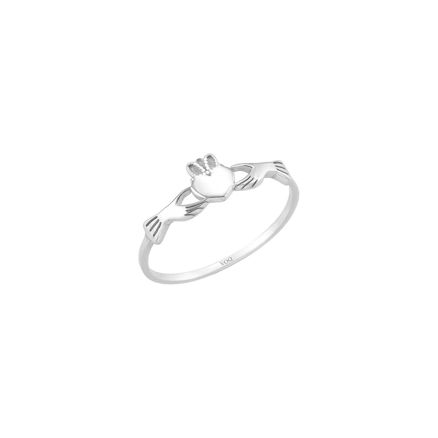 Irish Claddagh Vintage Celtic Statement Ring
