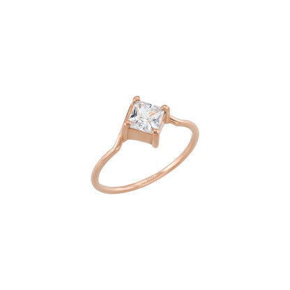 Princess Cut Solitaire Engagement Ring