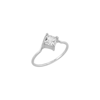 Princess Cut Solitaire Engagement Ring