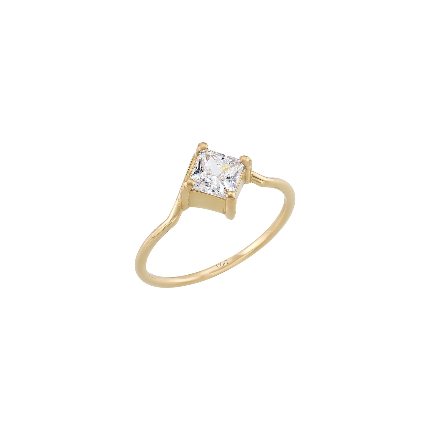Princess Cut Solitaire Engagement Ring