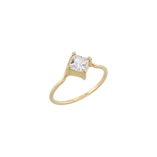 Princess Cut Solitaire Engagement Ring