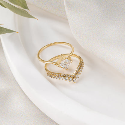 Princess Cut Solitaire Engagement Ring